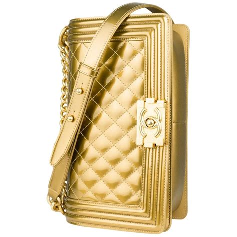 gold alligator chanel boy bag|chanel men's bag.